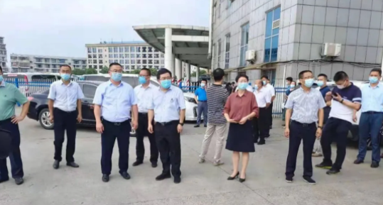 九江長運 市領(lǐng)導(dǎo)檢查九江長途汽車站疫情防控工作