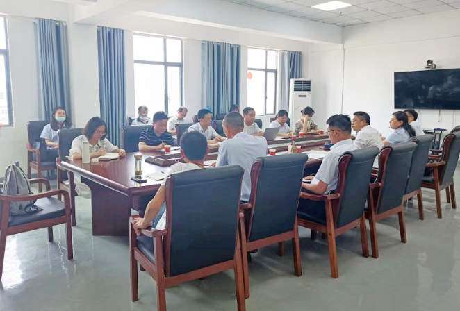 黃俊督導(dǎo)都昌公司復(fù)工復(fù)產(chǎn)、疫情防控、安全生產(chǎn)工作