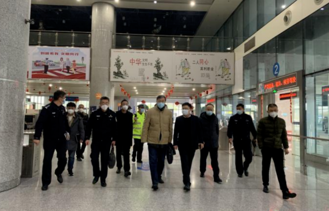 公安部交通管理局領(lǐng)導(dǎo)督導(dǎo)南昌長途汽車西站春運安全生產(chǎn)