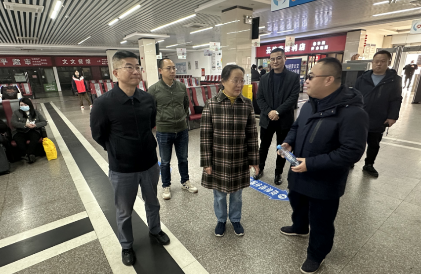 市國資委領(lǐng)導檢查徐坊客運站春節(jié)期間安全生產(chǎn)工作