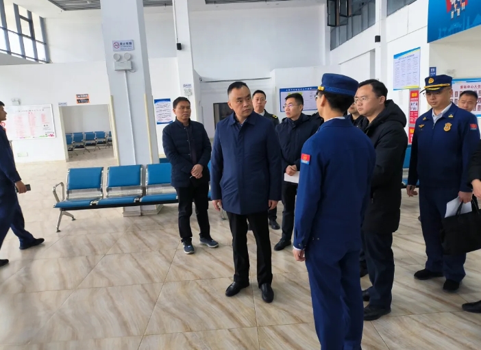 萍鄉(xiāng)長運：上栗縣領(lǐng)導(dǎo)督導(dǎo)萍鄉(xiāng)長運安全生產(chǎn)工作